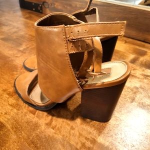 Womens leather platforms